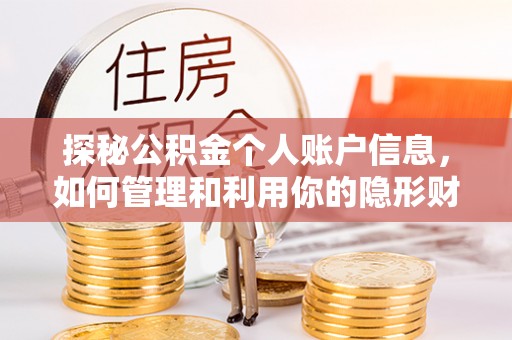 石屏探秘公积金个人账户信息，如何管理和利用你的隐形财富