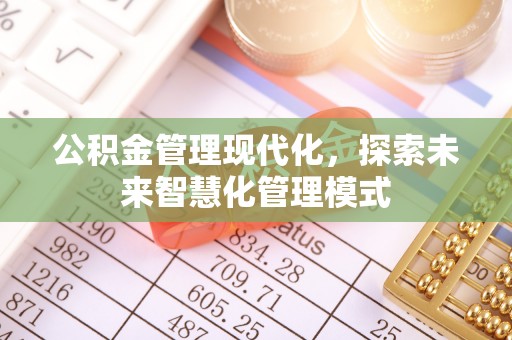 石屏公积金管理现代化，探索未来智慧化管理模式
